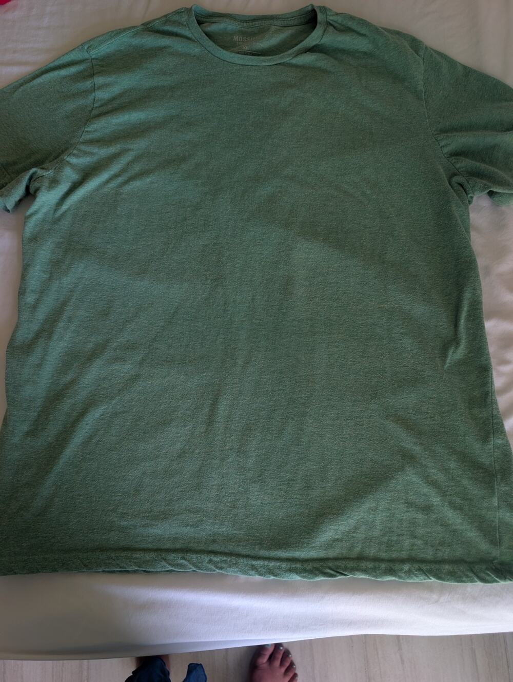 Mossimo Supply Co Mens Crew Neck Short Sleeve T-Shirt Green XL , soft casual